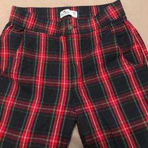 Hollister Plaid Crop Pants, size XS